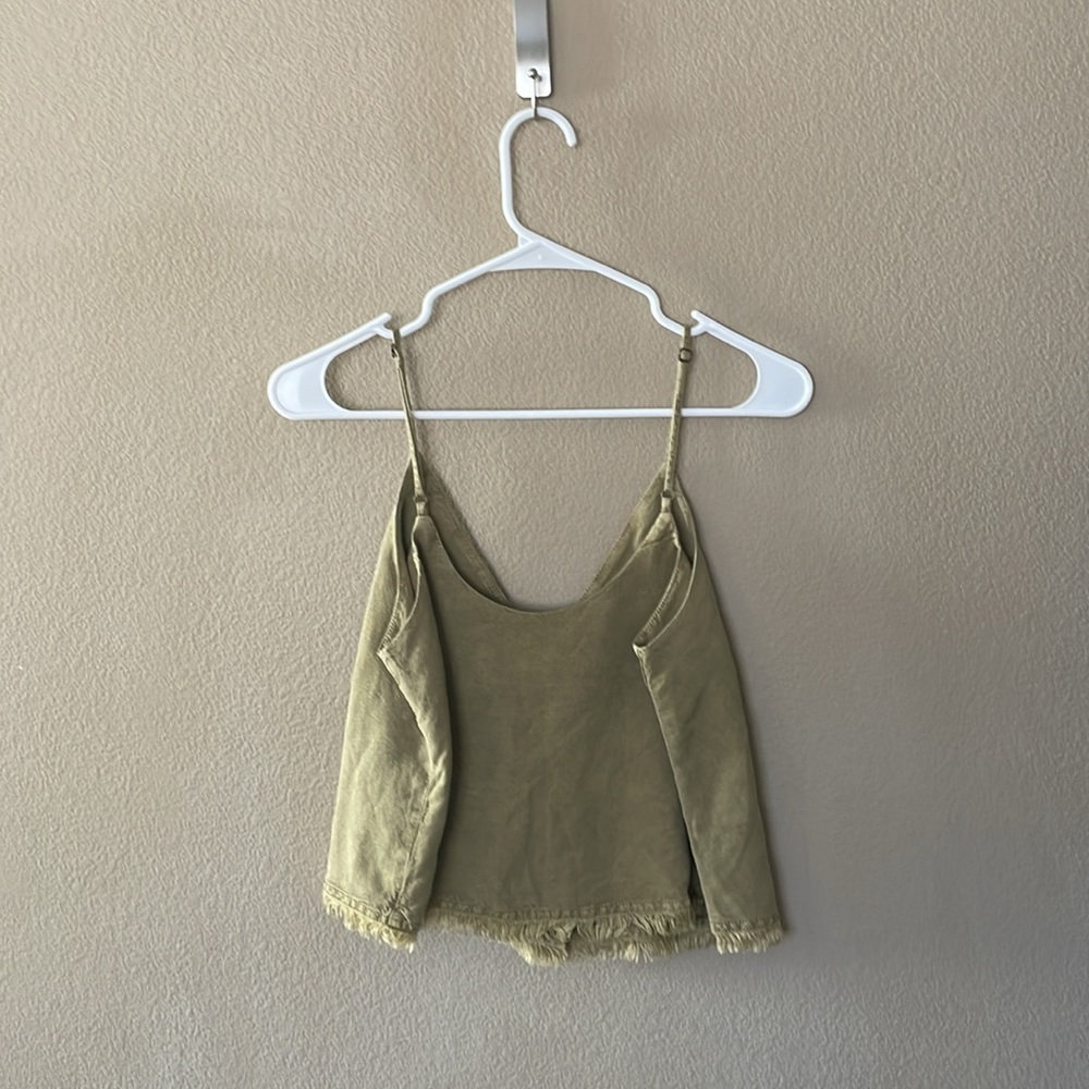 Young Fabulous Broke Sage Green Women's Top - Picture 2 of 6